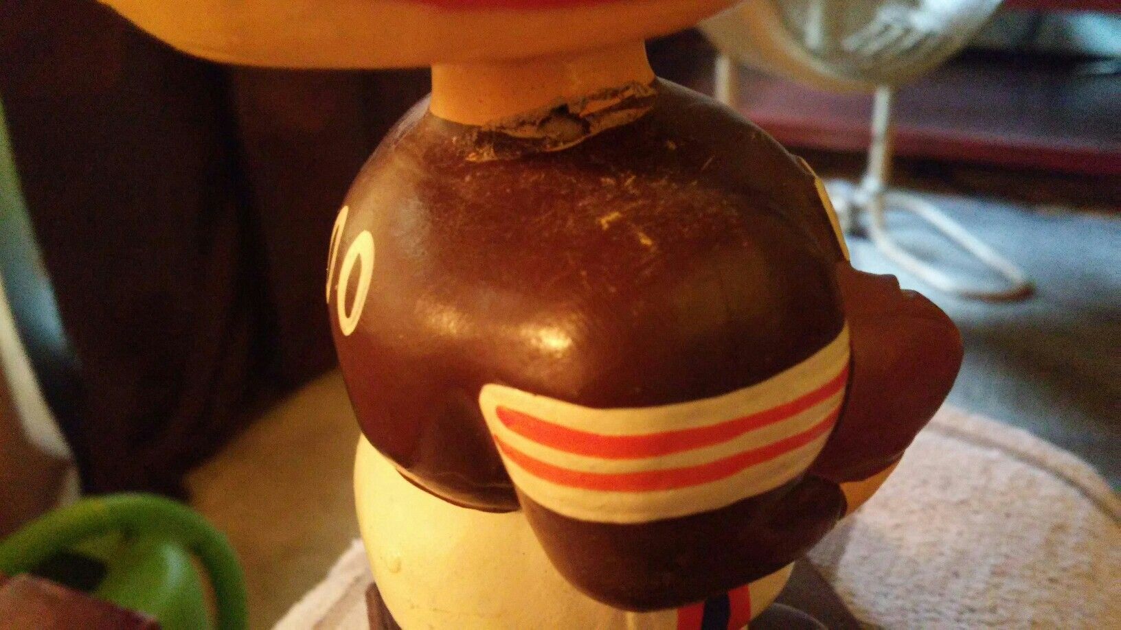 1965-1967 Cleveland Browns Realistic Face Bobblehead. 1960s Bobblehead