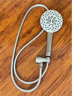 Waterpik Handheld Shower Head with Hose & Diverter – Brushed Nickel