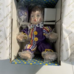 1992 Clowns Knowles Doll Bubbles by Mary Tretter 