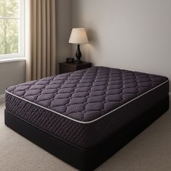 King Size Mattress 12” Inches Thick Plush Firm New From Factory Wrapped in Plastic Also Available: Twin, Full And Queen Same Day Delivery 