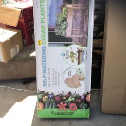 Self Watering Cedar Planter