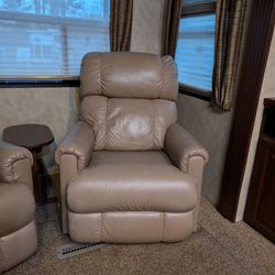 Leather recliner