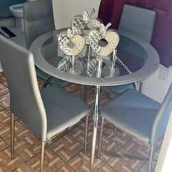 Gray Dining Table