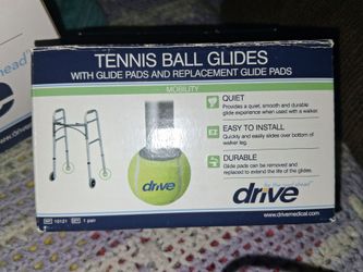 New in boxes walker basket and balls for walker