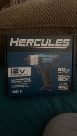 Hercules 12v compact hex impact driver