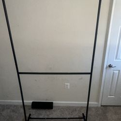 Double rod clothing rack 