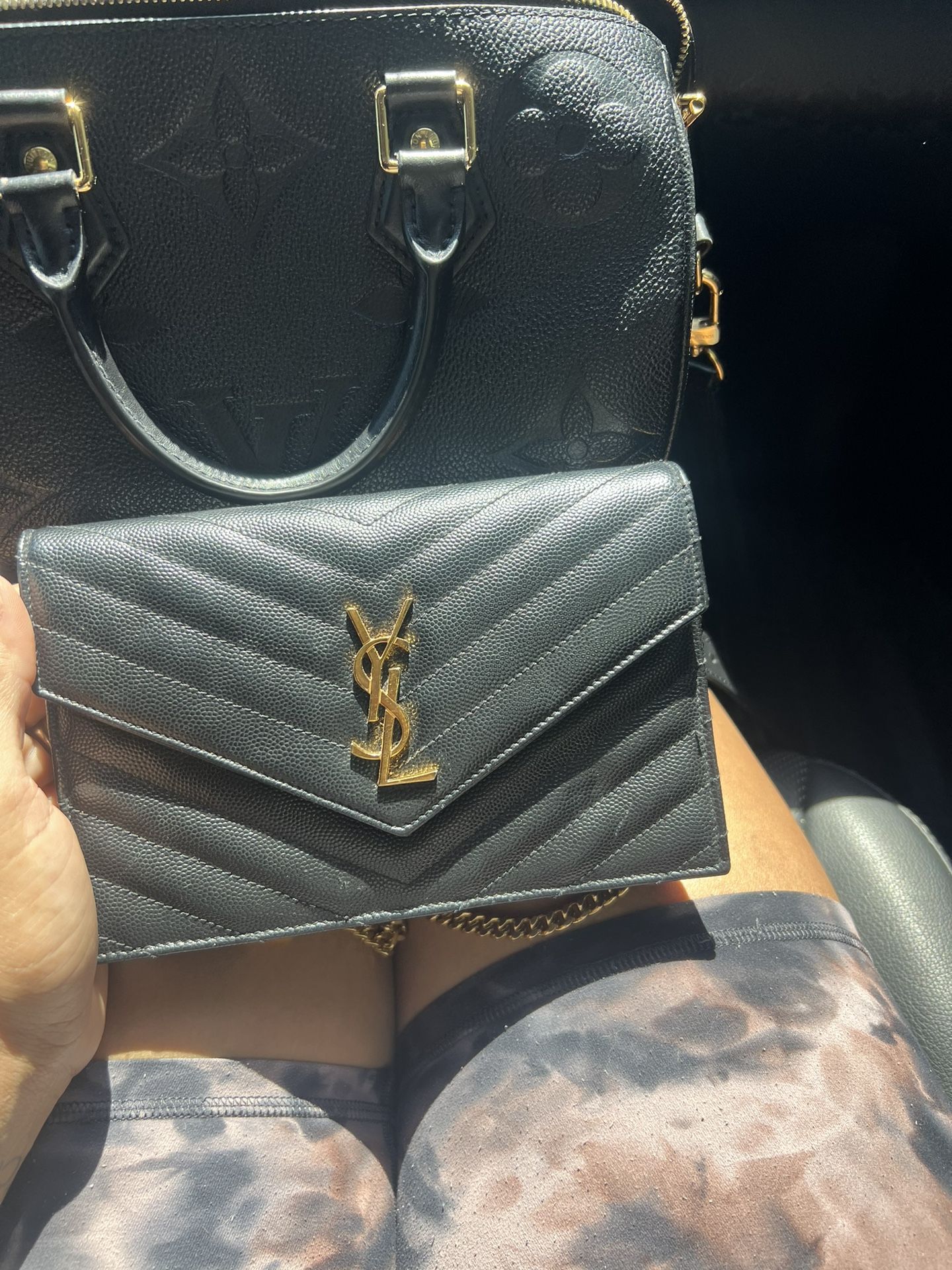 Authentic YSL Wallet On Chain 