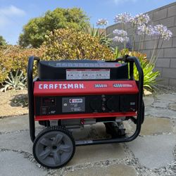CRAFTSMAN Performance Recoil Start 4500 / 3650 -Watt Single fuel Portable Generator