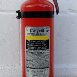 Vintage Fire Extinguisher     ( Stop Fire ) Brand
