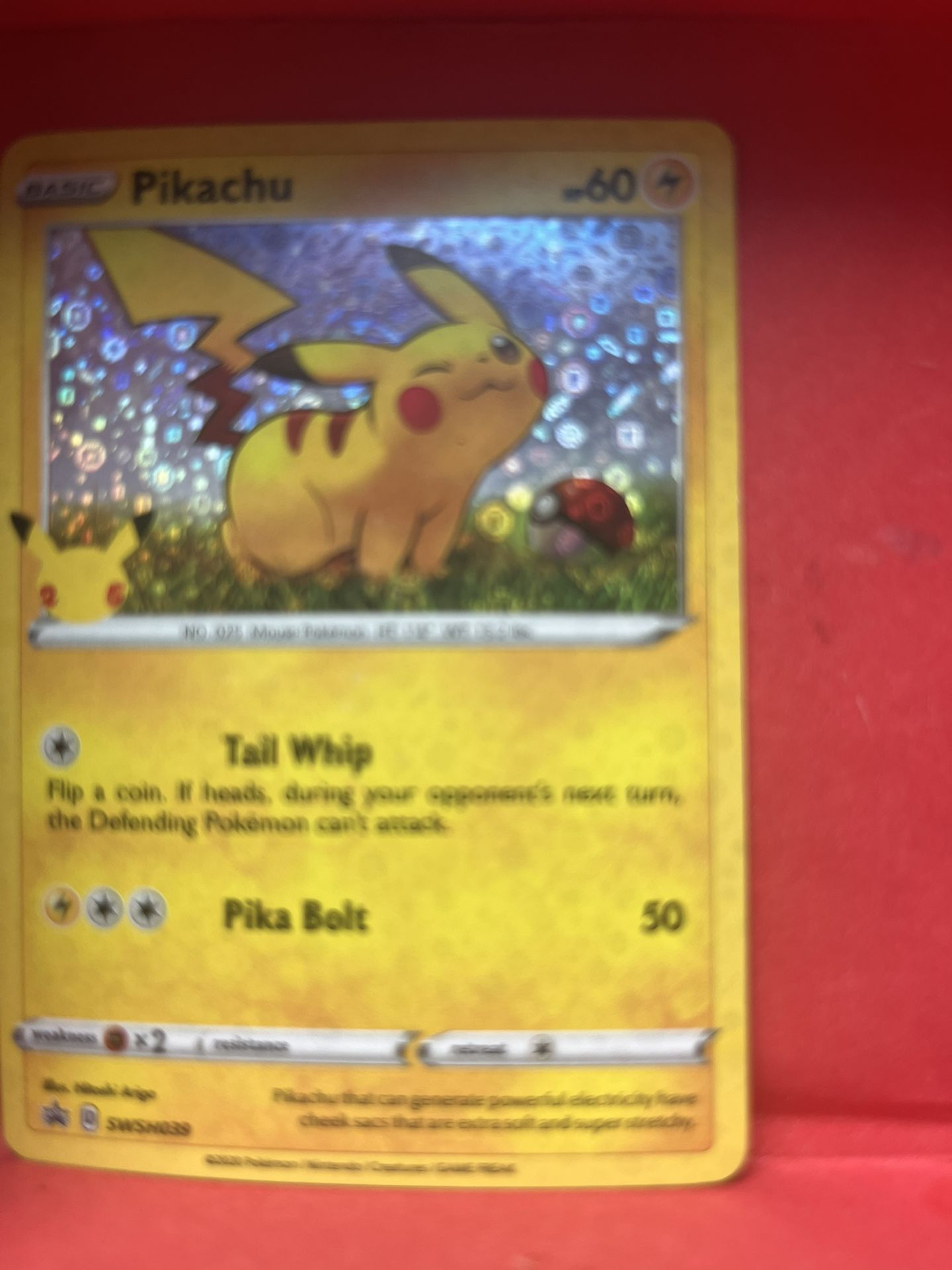 Pikachu Card