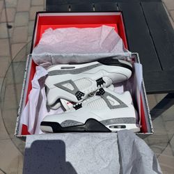 Jordan 4 White Cement 
