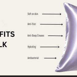 100% pure silk offers numerous benefits for skin, hair, and general well-being due to its natural protein structure, smooth texture, and temperature-r