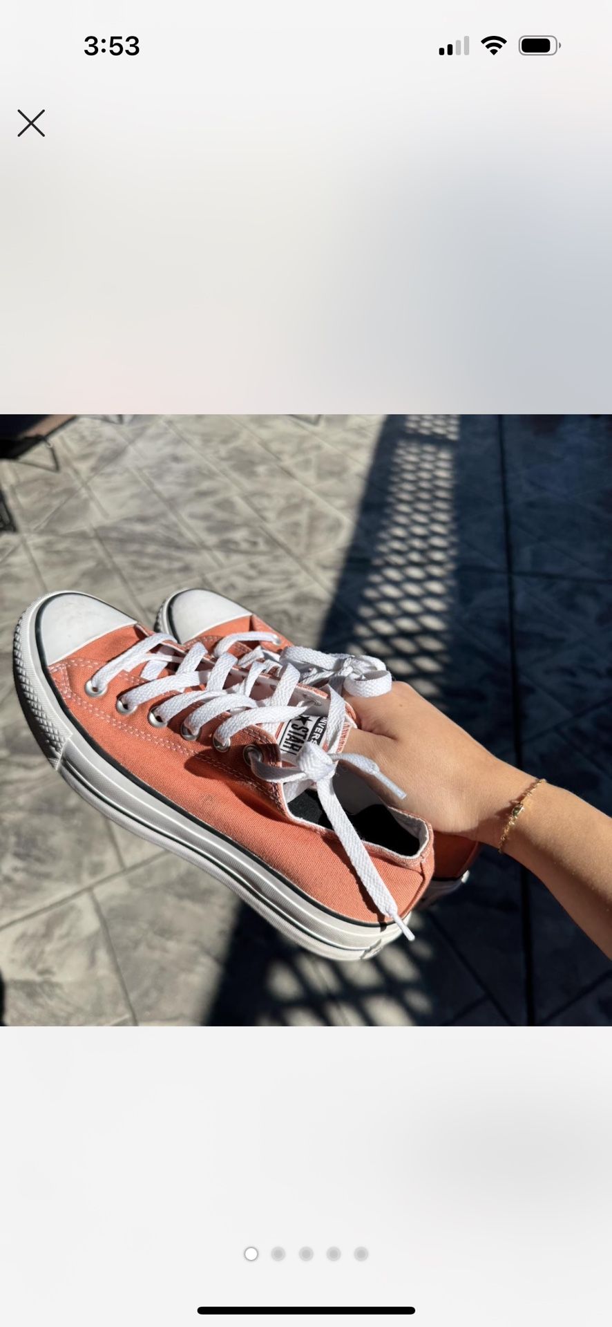 Converse Low Platform Shoes 🧡