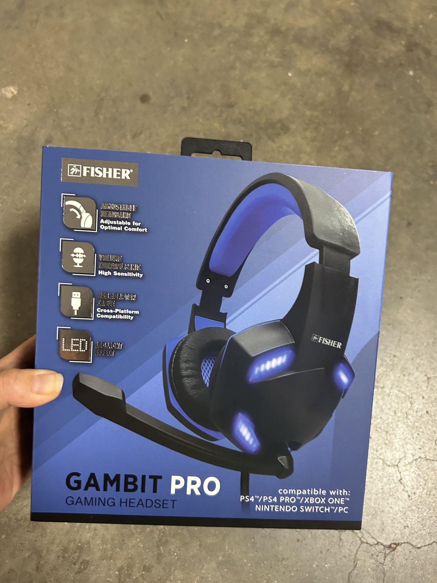 NWT Gambit Pro gaming headset