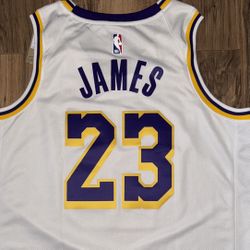 New Men’s Size Large & XL LA Lakers LeBron James Nike Jersey 