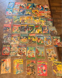 Vintage Golden Age Comic Book Collection Lot 40+ Issues