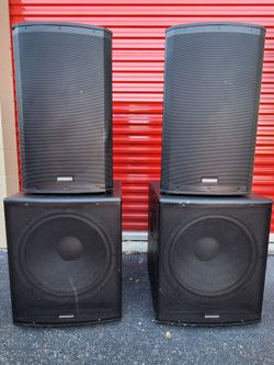 15A POWERED SAMSON RSX & 18A SUBWOOFER SAMSON RSX 