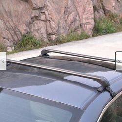 2xUniversal Aluminum Car SIV Roof Luggage Rack