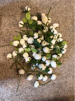 Faux Florals – White Flowers, Greenery & Bridal Bouquet
