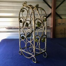 Wrought iron Wine Bottle Rack