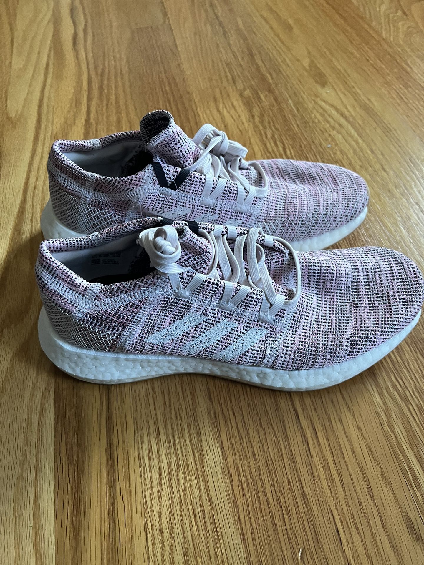 New Adidas Womens PureBoost Go Pink Running Shoes Sneakers Size 9.5