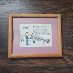 VINTAGE A 1989 "TAMMIE'S HANGAR" BY ANITA MASSIMINI- BROWN IN GOOD CONDITION ONLY $10.00 FIRM PRICE!