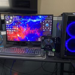 Gaming PC Bundle (PC, Monitor, Keyboard/mouse, Headset, Controller)