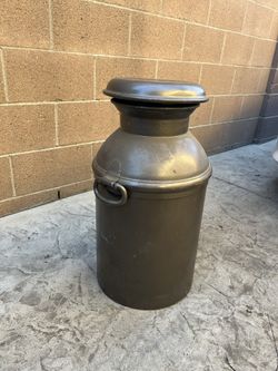Metal Milk Jug 