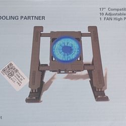 notebook tablet or laptop cooling fan and stand