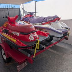 2 Jet Skis with Trailer