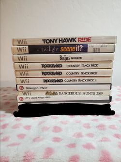 Nintendo Wii Games Lot
