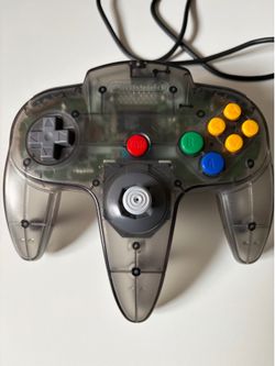 Nintendo 64 controller Smoke Black
