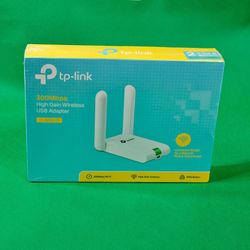 Sealed TP-Link 300Mbps High gain Wireless USB adapter