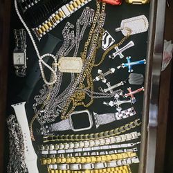 Apple Watch Bands And Jewlry And Crosses And Chains