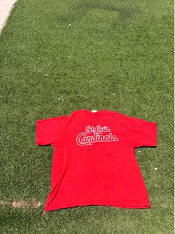 Vintage Albert Pujols St. Louis Cardinals Lee Sport T-Shirt Red Size L