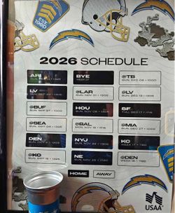 Chargers 2026 Schedule