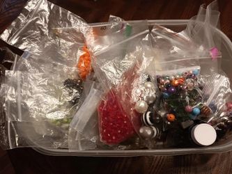 Lot of Beads For Jewelry Making 