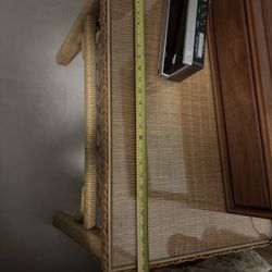 Wicker Side Table