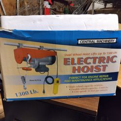 Electric Hoist $100