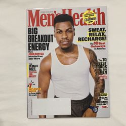 Men’s Health “John Boyega Muscled Past Star Wars” Issue September 2022 Magazine 