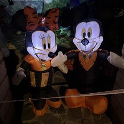 Mickey And Minute Mouse Vampire Halloween Inflatable