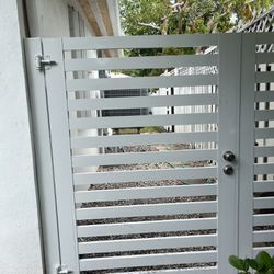 Aluminum Fence Gate - Set Of Two