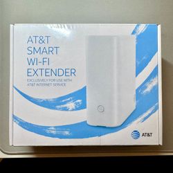 New Sealed in Box AT&T 1600Mbps Dual-Band Smart Wi-Fi Extender Mesh