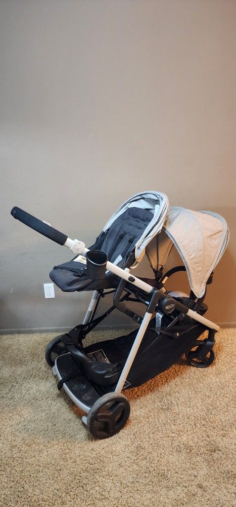 Double Stroller and Infant Car Seat