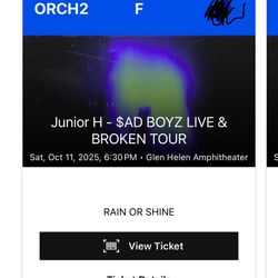 Junior H Tickets
