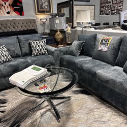 Stunning Sofa Set! $1199 💙⭐️ Customizable!