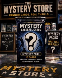 Mystery Store Mystery Baseball Card Pack – 10 Random Baseball Cards – Surprise Pack
