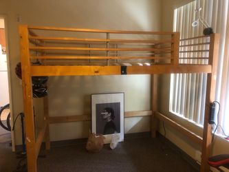 Elevated bed frame