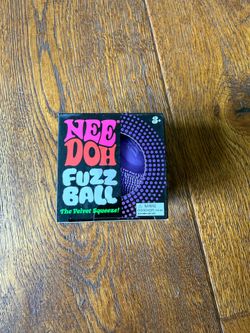 Nee Doh Fuzz Ball Stress Ball – Purple – New in Box