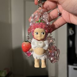 Sonny Angel Raspberry Charm Keychain